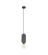 Lorenzo Slim Pendant Ceiling Light Dark Grey-1