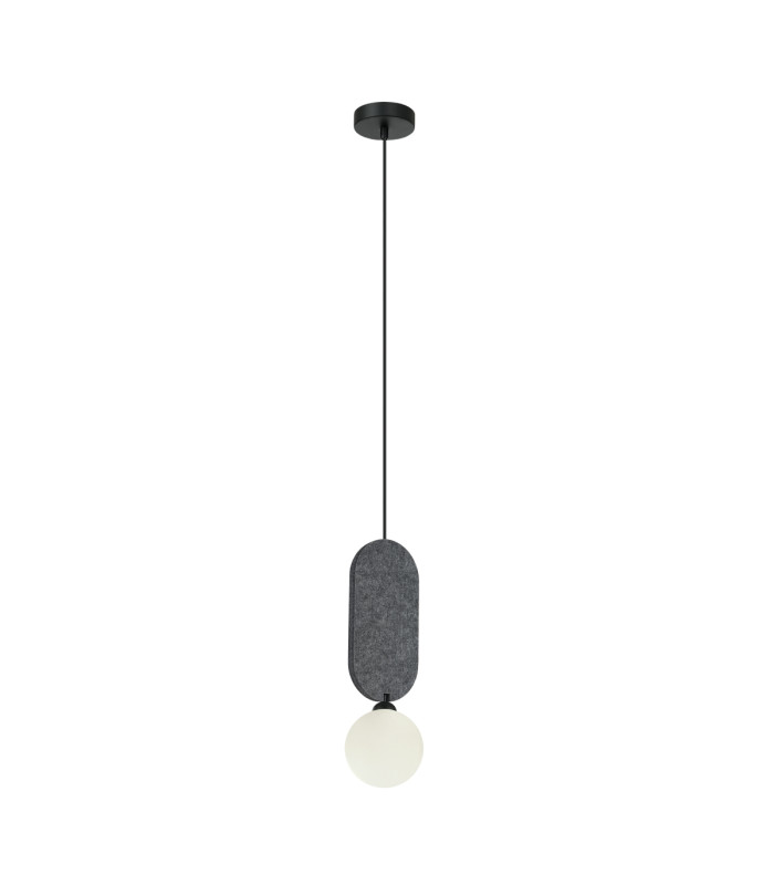Lorenzo Slim Pendant Ceiling Light Dark Grey-1