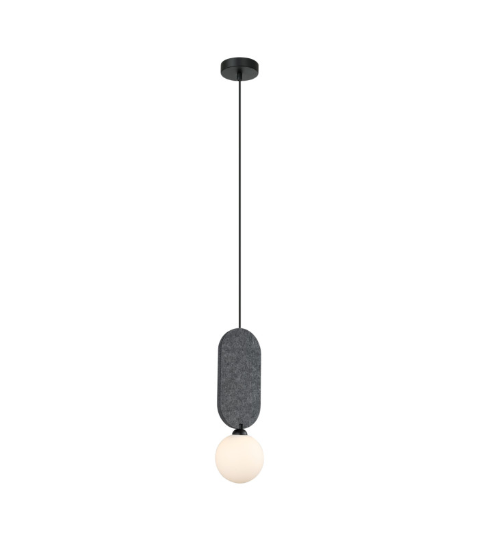 Lorenzo Slim Pendant Ceiling Light Dark Grey-2