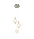 Lenti Cluster Pendant Ceiling Light Nickel 3000K Warm White-2