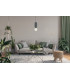Lorenzo Slim Pendant Ceiling Light Dark Grey-5
