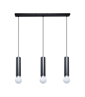 Macera Bar Pendant Ceiling Light Sand Black 3xE27-1