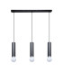 Macera Bar Pendant Ceiling Light Sand Black 3xE27-1