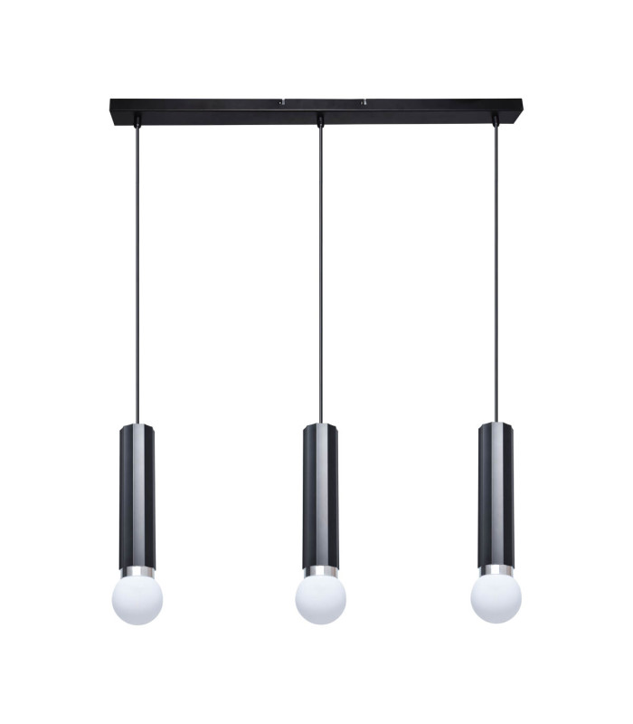 Macera Bar Pendant Ceiling Light Sand Black 3xE27-1