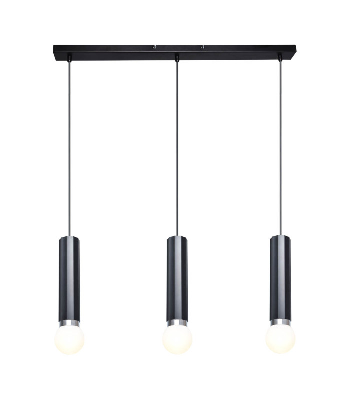 Macera Bar Pendant Ceiling Light Sand Black 3xE27-2
