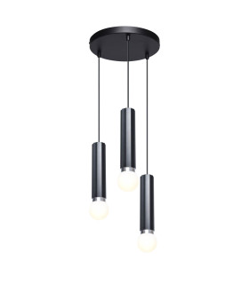 Macera Cluster Pendant Ceiling Light Sand Black 3xE27-2
