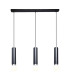 Macera Bar Pendant Ceiling Light Sand Black 3xE27-2