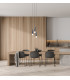 Macera Cluster Pendant Ceiling Light Sand Black 3xE27-5
