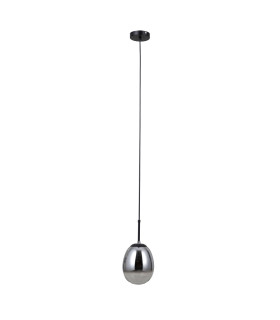 Meolo Slim Pendant Ceiling Light Matt Black-1
