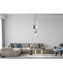Masso Cluster Pendant Ceiling Light Grey Blue Red 3xG9-5