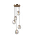Meolo Cluster Pendant Ceiling Light Gold 5xE14-2