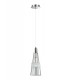 Ceiling Pendant 1 Light E14 Polished Chrome, Crystal - 1
