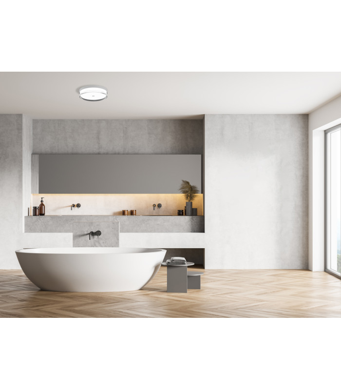 Molino Flush Ceiling Light Matt White 2800/4000/6000K-5