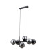 Molite Globe Pendant Ceiling Light Matt Black 6xE14-1