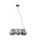 Molite Globe Pendant Ceiling Light Matt Black 5xG9-1