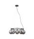 Molite Globe Pendant Ceiling Light Matt Black 5xG9-2
