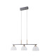 Montiela Bar Pendant Ceiling Light Matt Black Gold 3000K Warm White 3xLED-1