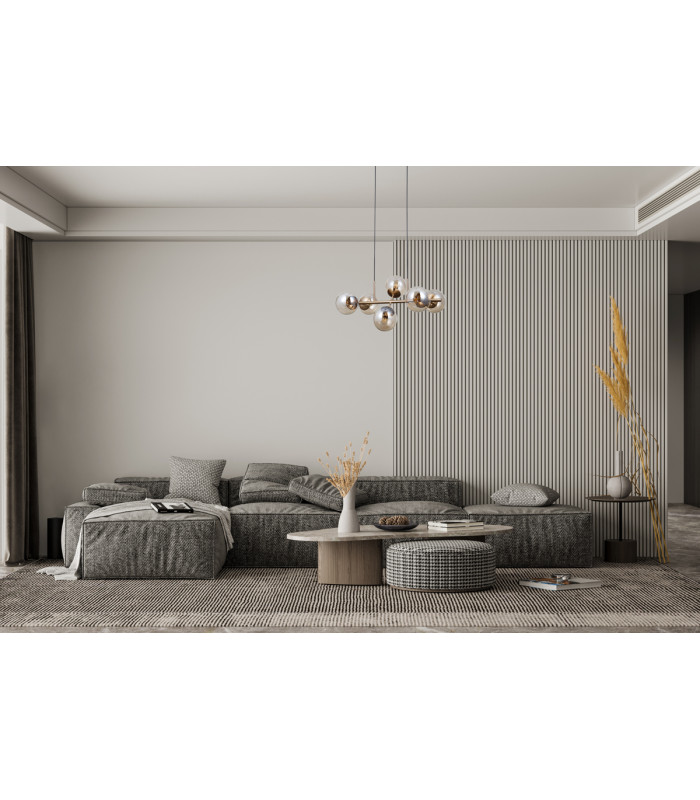 Molite Globe Pendant Ceiling Light Gold 6xE14-5