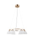 Montiela Multi Arm Pendant Ceiling Light Gold 3000K Warm White 6xLED-1