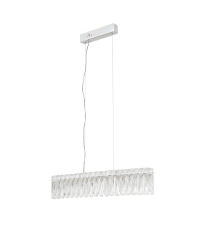 Nosta Bar Pendant Ceiling Light Chrome 3000K Warm White-1