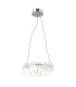 Nosta 39cm Pendant Ceiling Light Chrome 3000K Warm White-2
