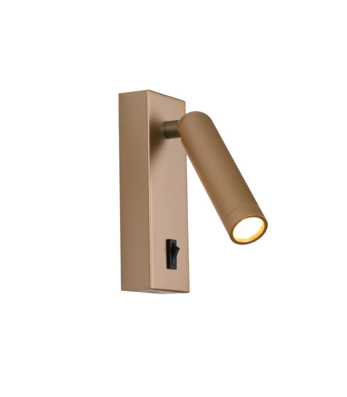 Nova Reading Wall Light Gold 3000K Warm White-3