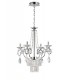 Ceiling Pendant Chandelier 4 Light G9 Polished Chrome, Crystal - 1