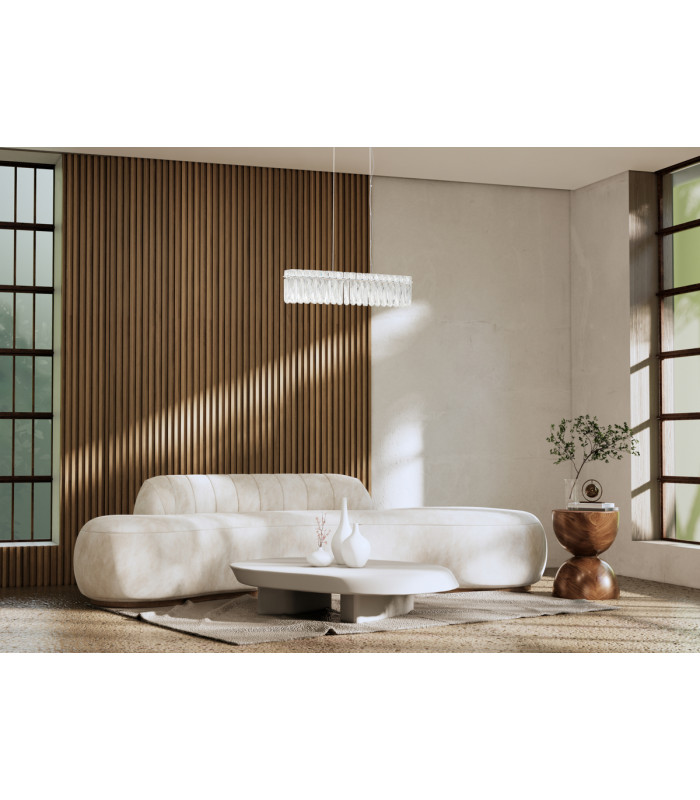Nosta Bar Pendant Ceiling Light Chrome 3000K Warm White-5