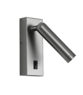 Nova Reading Wall Light Grey 3000K Warm White-2