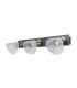Orella Ceiling Spotlight Bar Matt Black Gold 3000K Warm White 3xLED-1