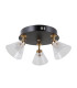 Orella Ceiling Spotlight Clusters Matt Black Gold 3000K Warm White 3xLED-1