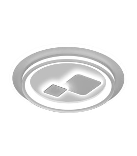 Parco LED Semi Flush Ceiling Light White 3000/4000/6500K Light Remote Control Dimmable.-1