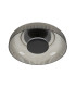 Passo Bowl Semi Flush Ceiling Light Grey Black 3000K Warm White-2