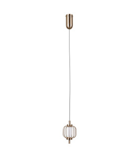 Pedro Slim Pendant Ceiling Light Gold 3000K Warm White-1