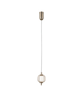 Pedro Slim Pendant Ceiling Light Gold 3000K Warm White-2