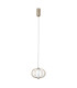 Rabel Wire Frame Pendant Ceiling Light Gold 3000K Warm White-1