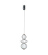 Rabel Wire Frame Pendant Ceiling Light Matt Black 3000K Warm White 3xLED-1