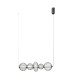 Rabel Wire Frame Pendant Ceiling Light Matt Black 3000K Warm White 5xLED-1