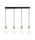 Santos Bar Pendant Ceiling Light Matt Black-1