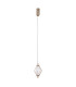 Sevil Wire Frame Pendant Ceiling Light Gold 3000K Warm White-1