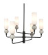 Santos Multi Arm Pendant Ceiling Light Matt Black-2
