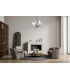 Santos Multi Arm Pendant Ceiling Light Matt Black-5