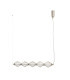 Sevil Wire Frame Pendant Ceiling Light Gold 3000K Warm White 5xLED-1