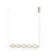 Sevil Wire Frame Pendant Ceiling Light Gold 3000K Warm White 5xLED-2