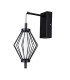 Sevil Wall Lamp Matt Black Chrome 3000K Warm White-1