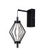 Sevil Wall Lamp Matt Black Chrome 3000K Warm White-2