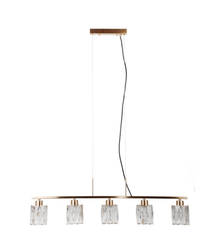Simona Bar Pendant Ceiling Light Gold 5xE14-1