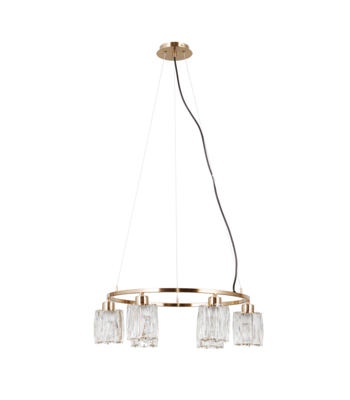 Simona Multi Arm Pendant Ceiling Light Gold 6xE14-1