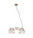 Simona Multi Arm Pendant Ceiling Light Gold 6xE14-2