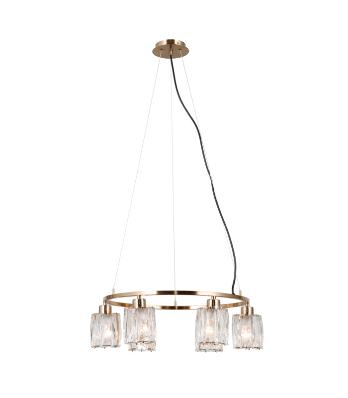 Simona Multi Arm Pendant Ceiling Light Gold 6xE14-2